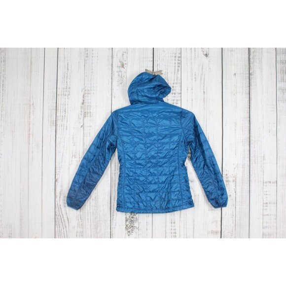 LL Bean PrimaLoft Packaway Hooded Jacket Bright Mariner Size XS - Picture 7 of 10